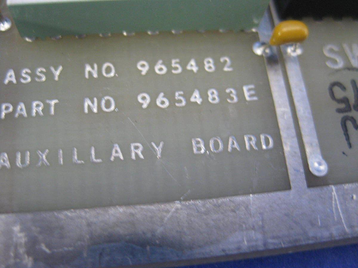 Used Watkins Johnson 965482 / 965483E Auxiliary Board