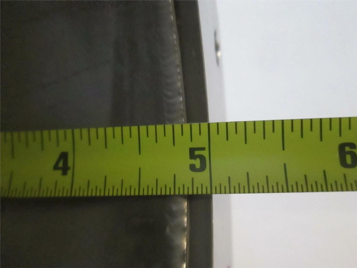 Used Stainless Steel Vacuum Pump Top Flange Adapter, Used