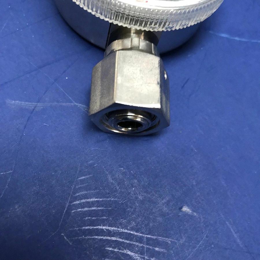 Used Span Pressure Gauge 30-0-100 psi, 1/4" FVCR, Used