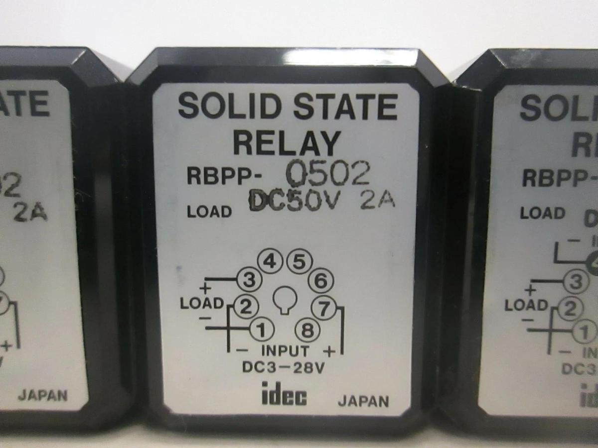 Used Idec, Solid State Relay, RBPP-0502, Used, Lot of 3
