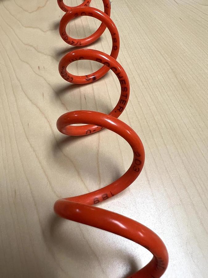 Used Legris. Flexible hose, .-U 1/4" O.D. 203 189