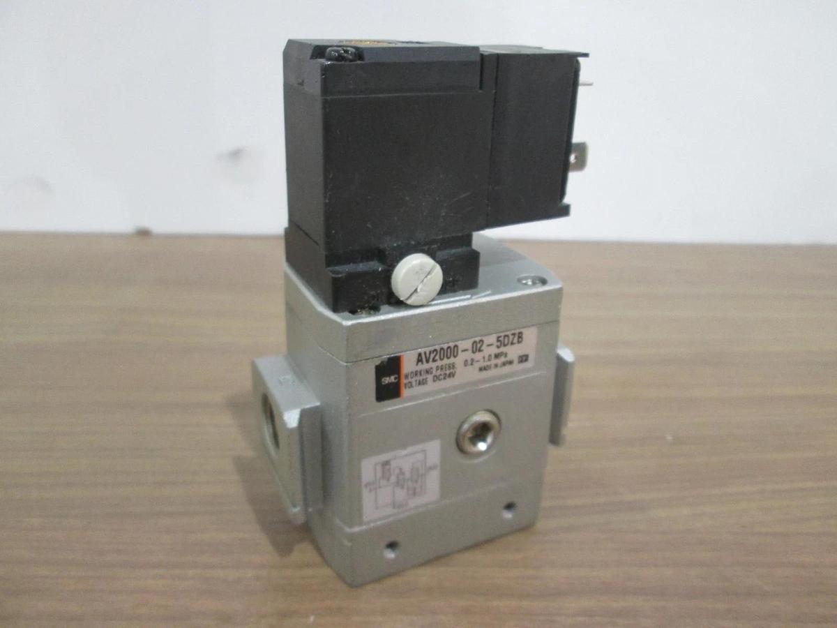 Used SMC, AV2000-02-5DZB, Solenoid Valve, Used