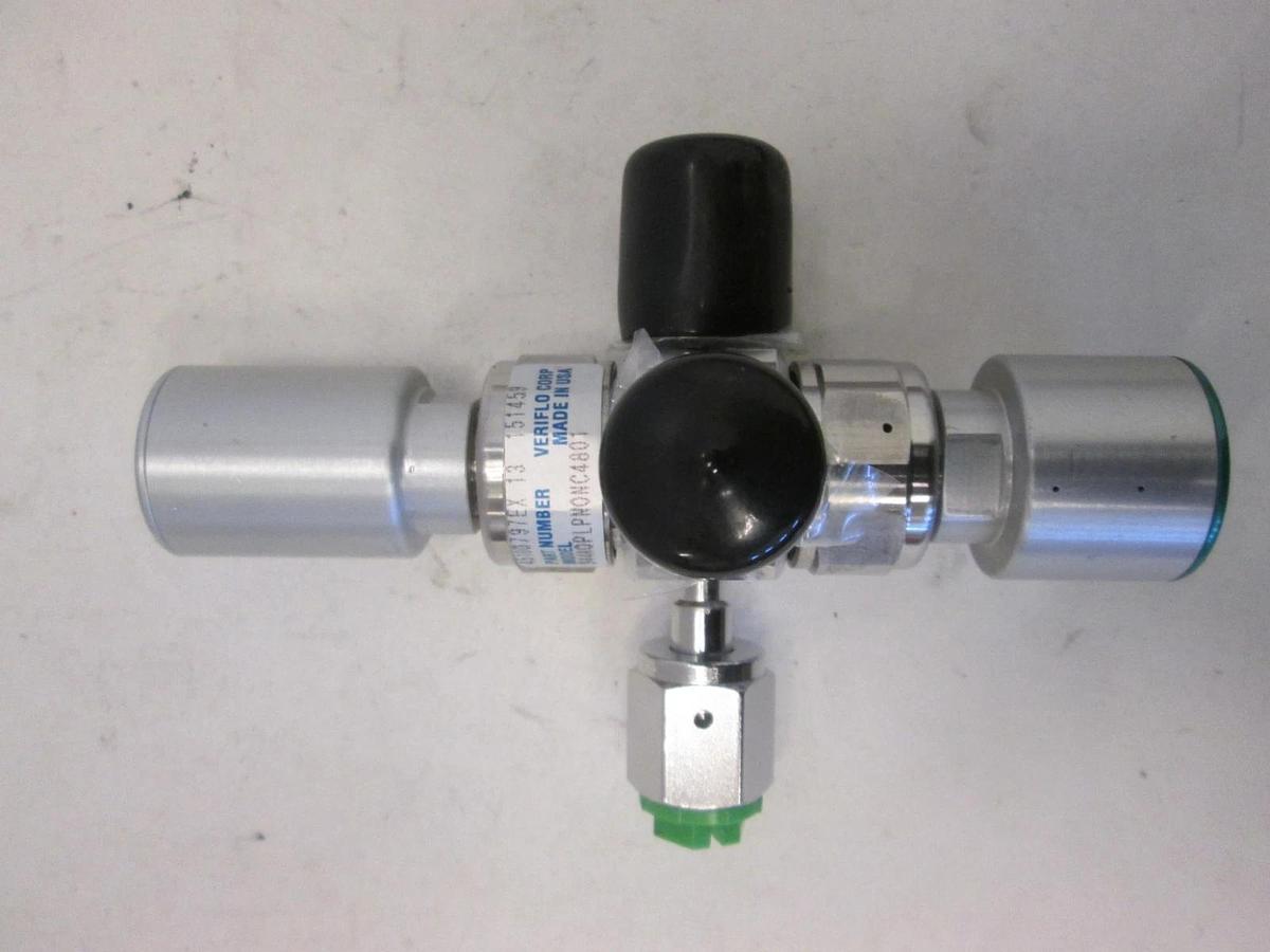 Veriflo, Double Actuator 3 Way Diaphragm Valve, 944A0PLPNONC4801, New