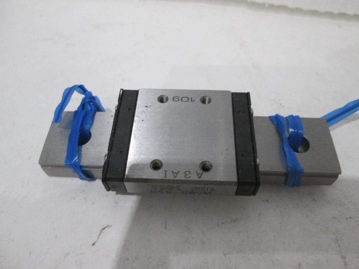 THK, RSR 9WVM, Linear Slide Block w/ Guide Rail, New
