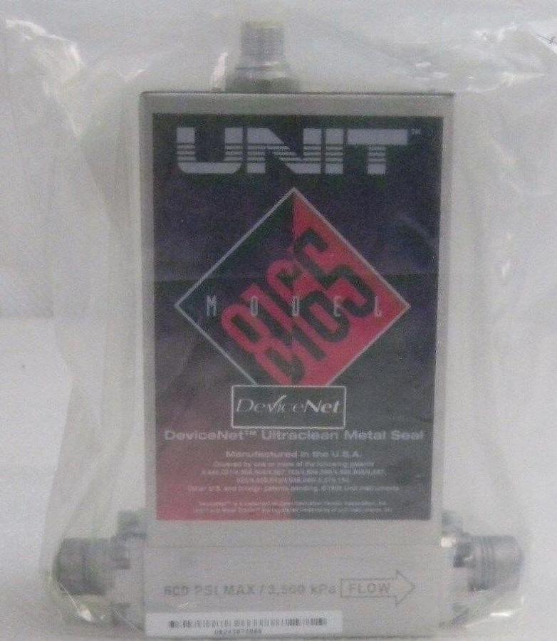Used Unit UFC-8165, Mass Flow Controller, Gas- N2, Range- 5 L, 1/4" M I/O VCR