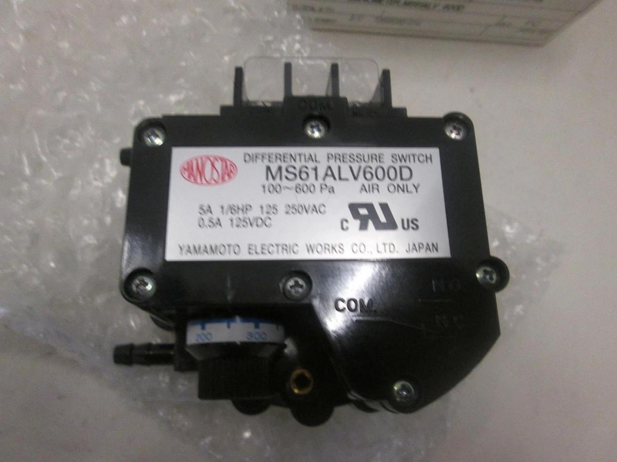 MANOSTAR, MS61ALV600D, MANOMETER MS6AALV 600D, New