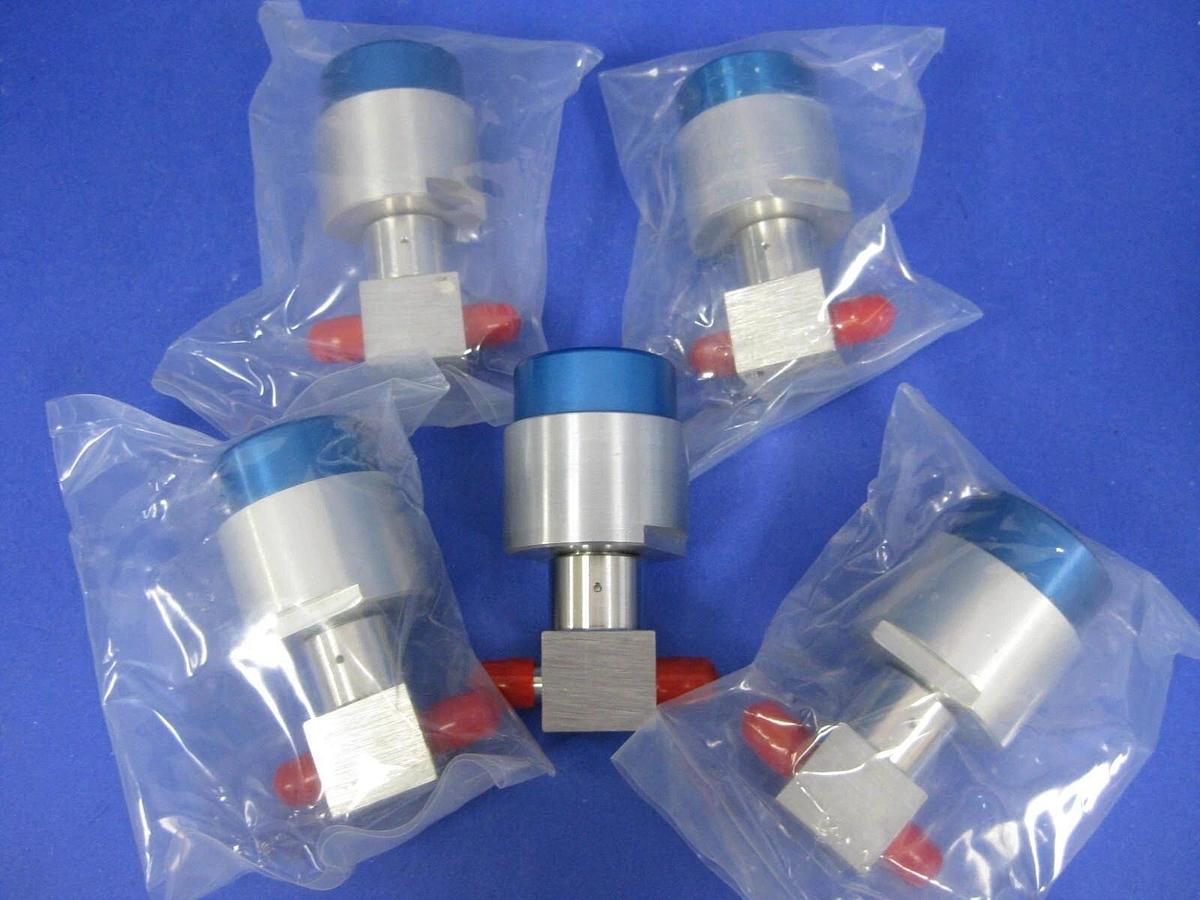 Parker Ewal 1/4" Tube Stub Diaphragm Valve for Semi-Gas, Lot of 5 New