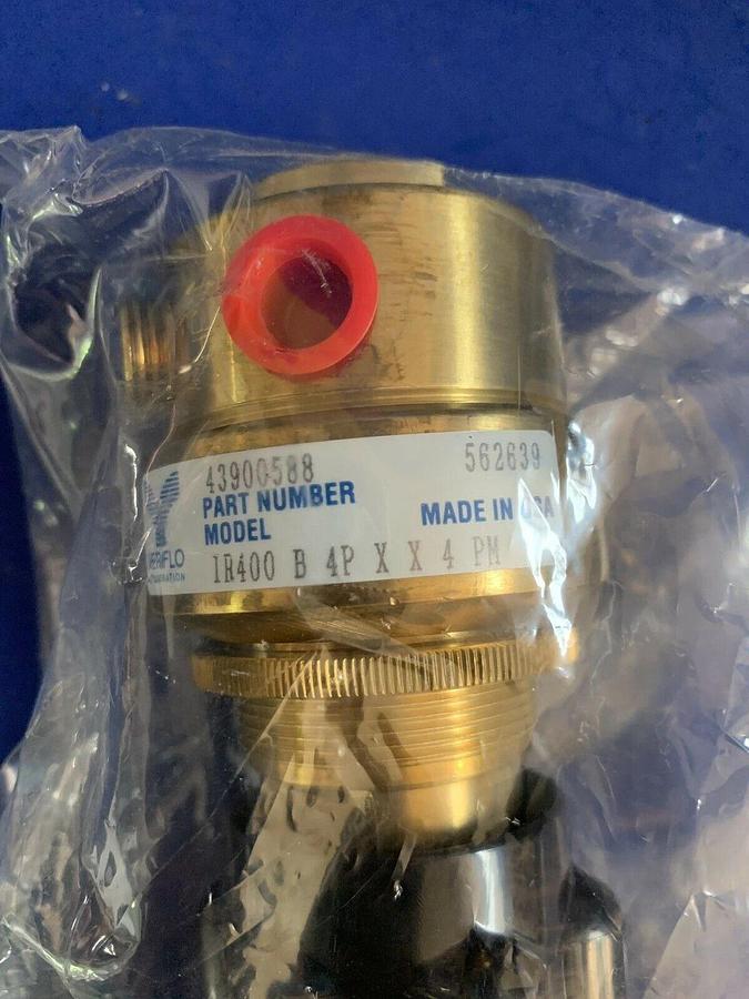 Veriflo IR400B4PXX4PM Regulator, Brass, 4 Ports, New