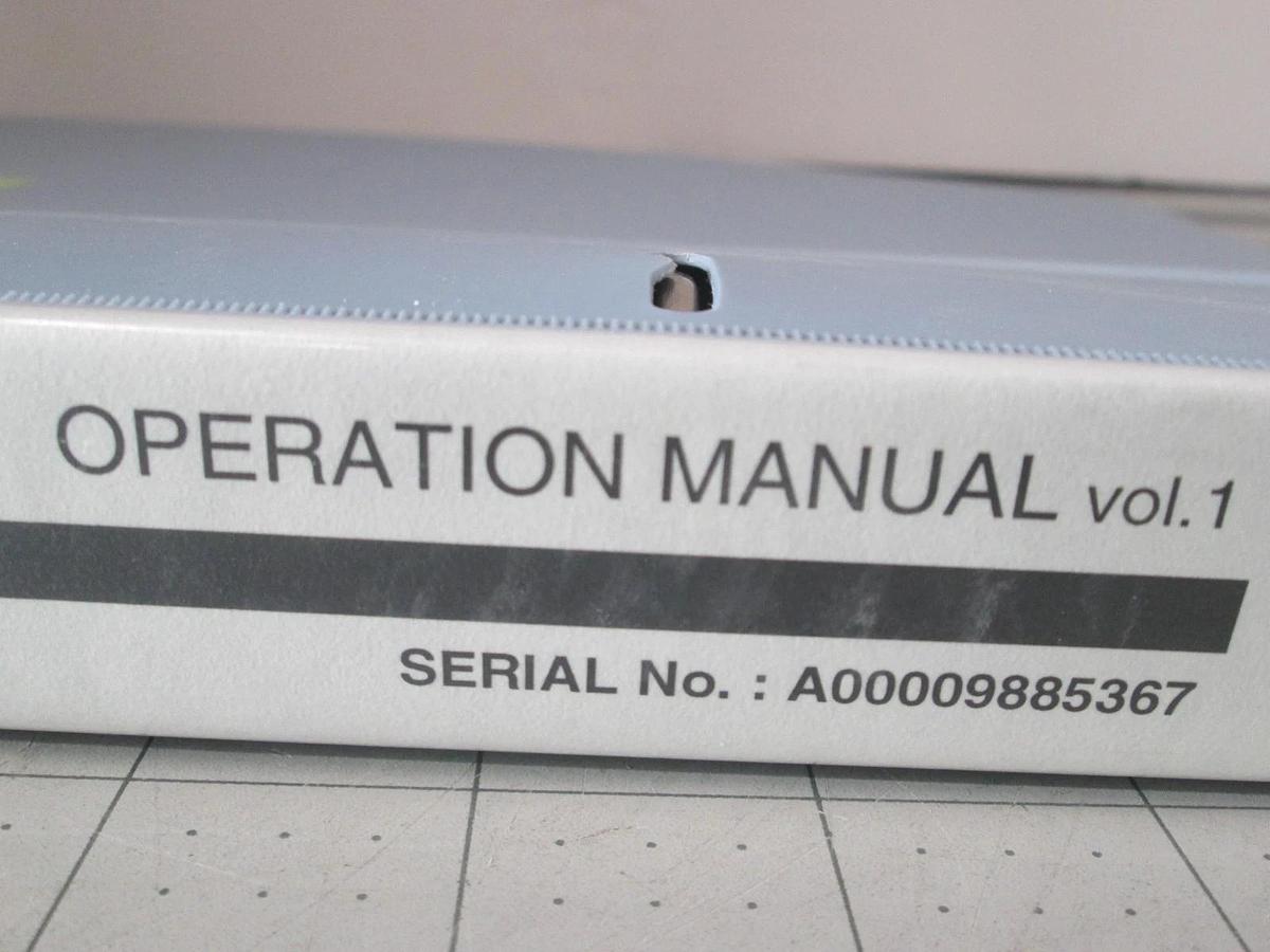 Used TEL Tokyo, ALPHA-8S, Operation Manual VOL. 1, Used