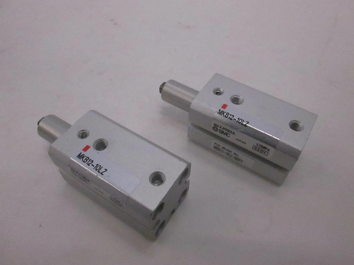 Used SMC, Rotary Clamp Cylinder, MKB12-10LZ, Used, Lot of 2
