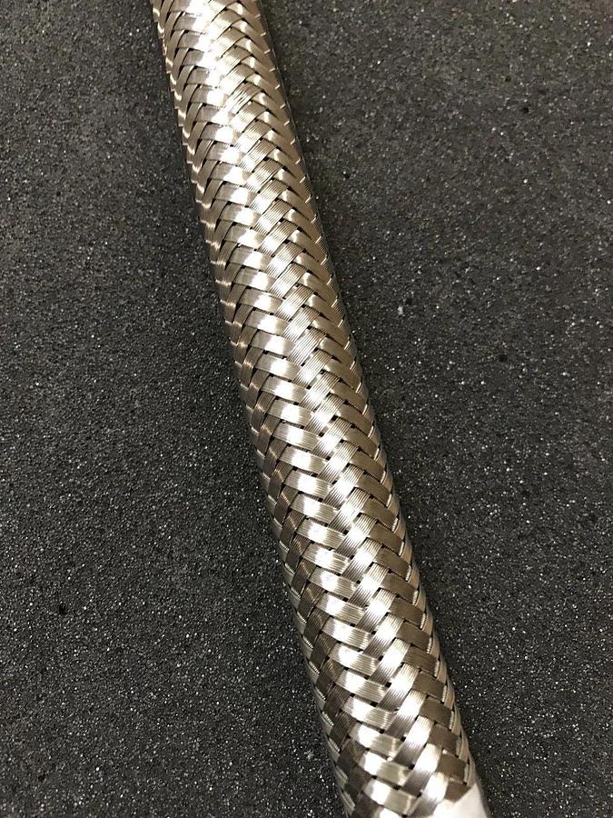 Stainless Steel Braided Hose 44"L, Eaton 5400-S588 x 1/2" MVCR, New