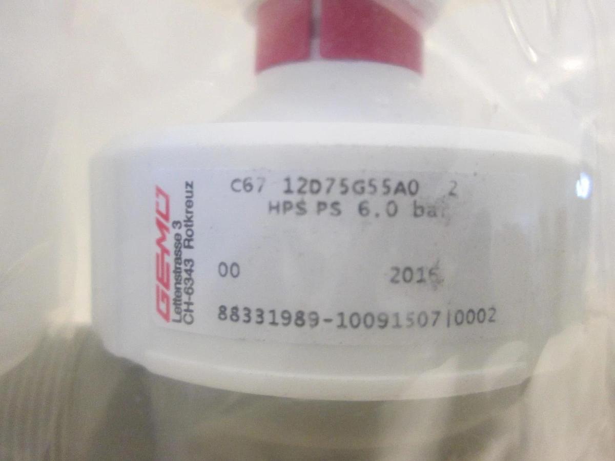 GEMU, 88331989-10091507, 6 bar 2 Way Valve, New