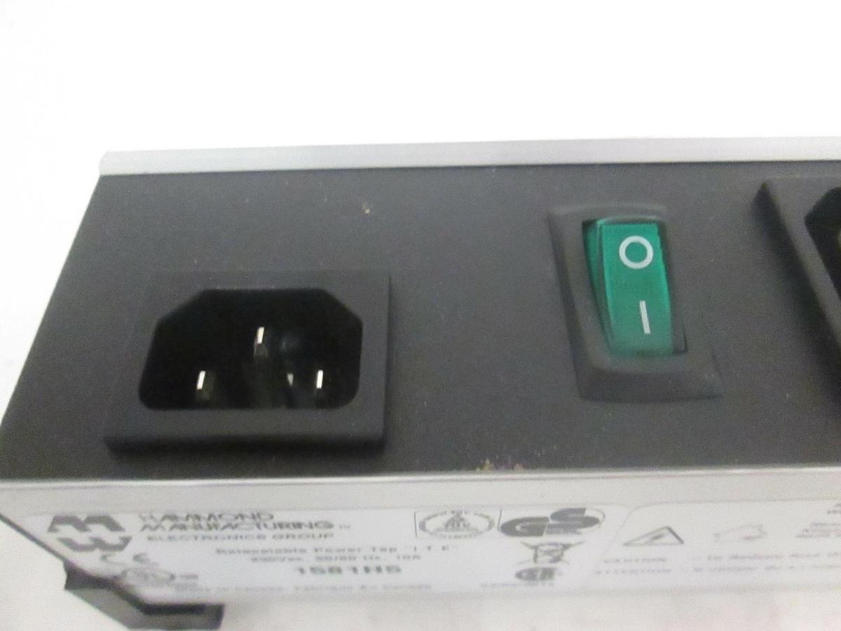 Used Hammond Manufacturing Power Strip 1581H5, New