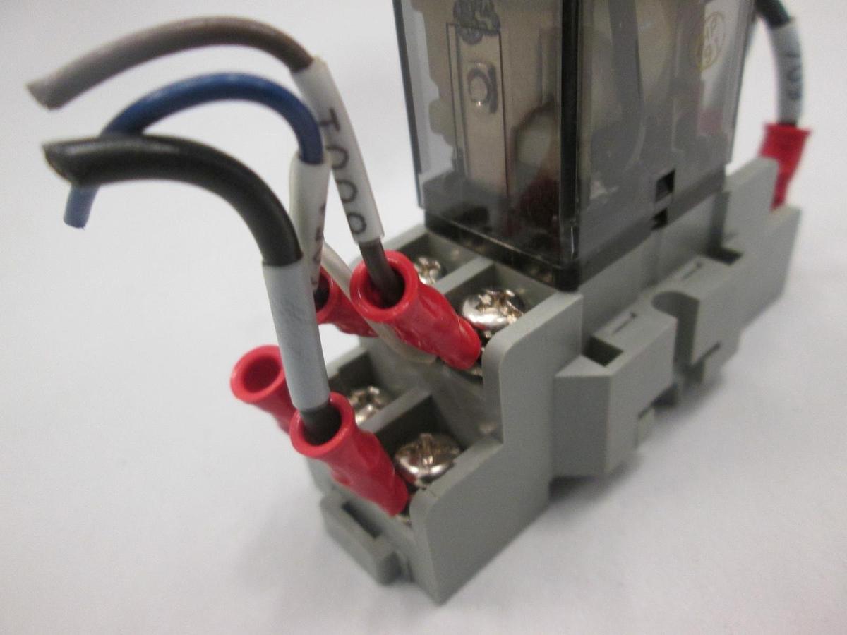 Used Potter & Brumfield, K10P-11D15-24, Relay w/ 27E895 Socket Base, 24VDC, Used