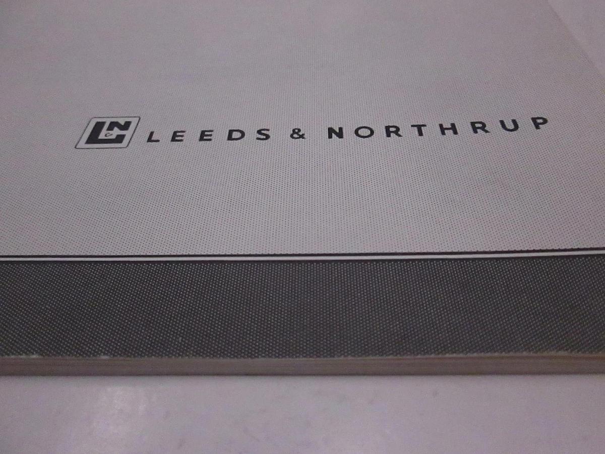 Used Leeds and Northrup 8692 Temperature Potentiometer Directions, Used