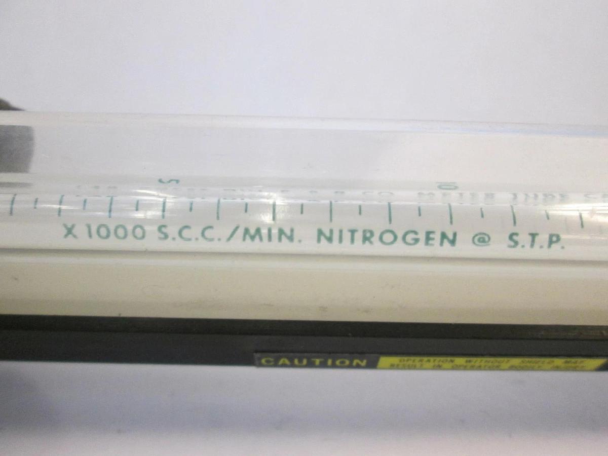 Used Lab Crest Meter Tube Cat No. 449-101-1314, 0-20 X1000 S.C.C./MIN Nitrogen