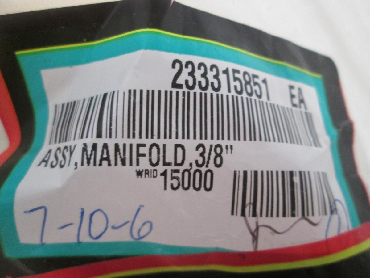 Used Manifold 3/8" Assy, 1102589, New
