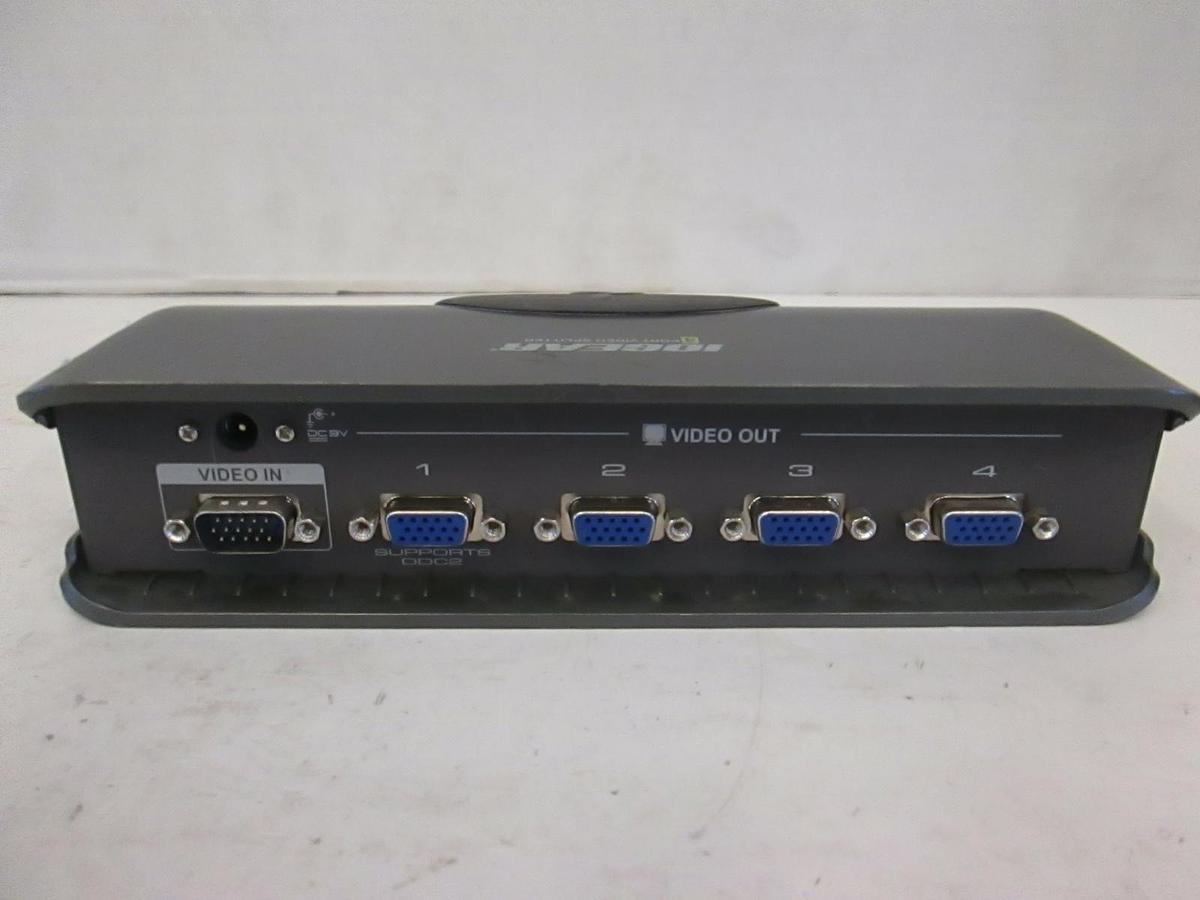 Used IOGear, GVS94, 4 Port Video Splitter, Used