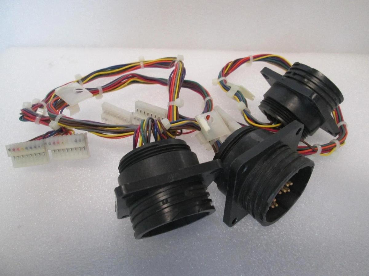 Used AMP, 206438-1, Circular Connector w/ Connector Attachment, Used, Lot of 3