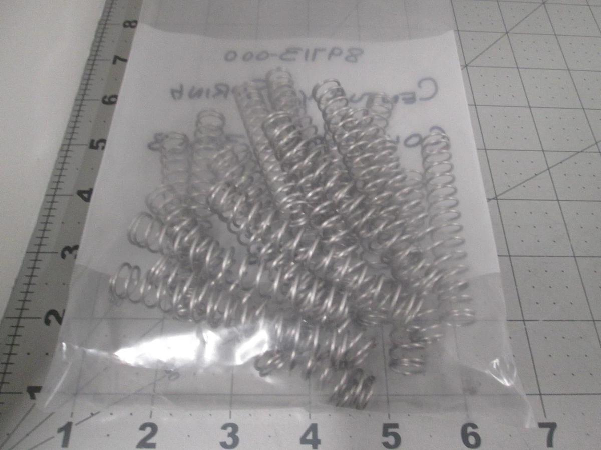 Century Spring, Compression Spring, SS .48" OD x 3" L x .39 ID, New, Lot of 25