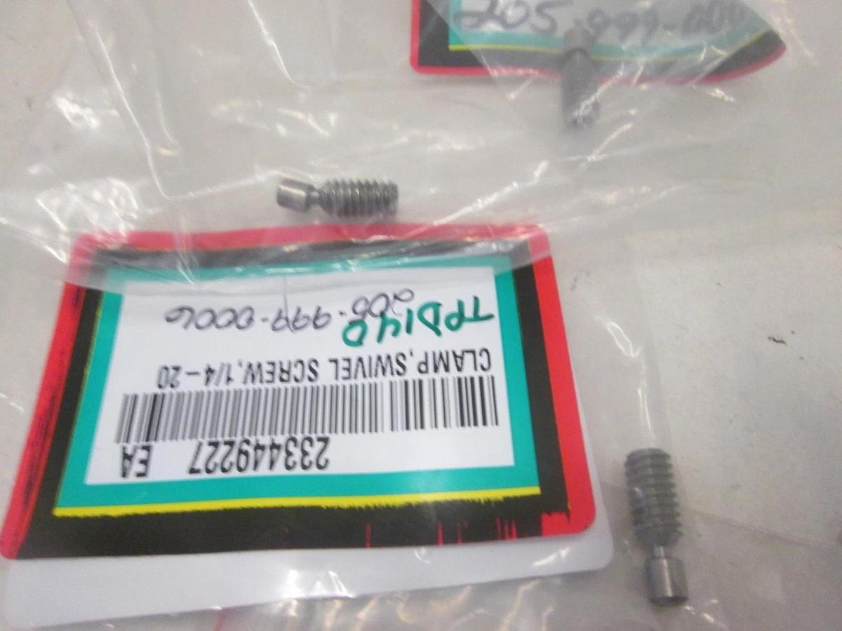 CARR LANE MANUFACTU, CL-2-SSC-S, CLAMP,SWIVEL SCREW, 1/4-20 x 3/4, New, Lot of30