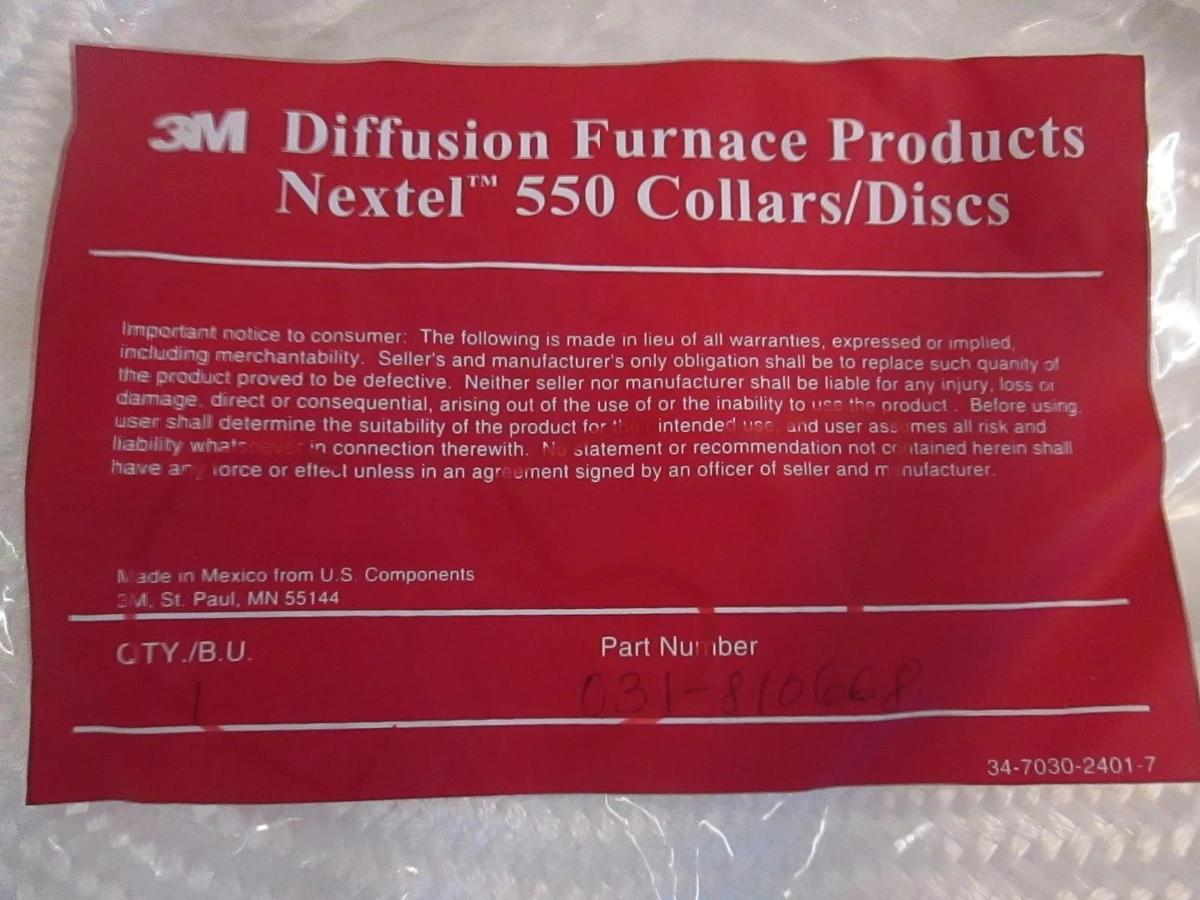 3M Diffusion Furnace Products, Nextel 550 Collar, 031-810668
