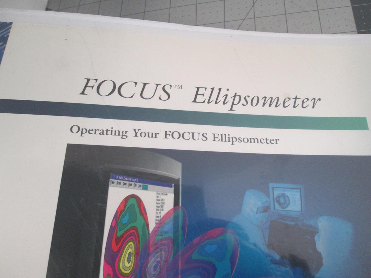 Used Rudolph Research, Focus Ellipsometer, User's Guide, Used