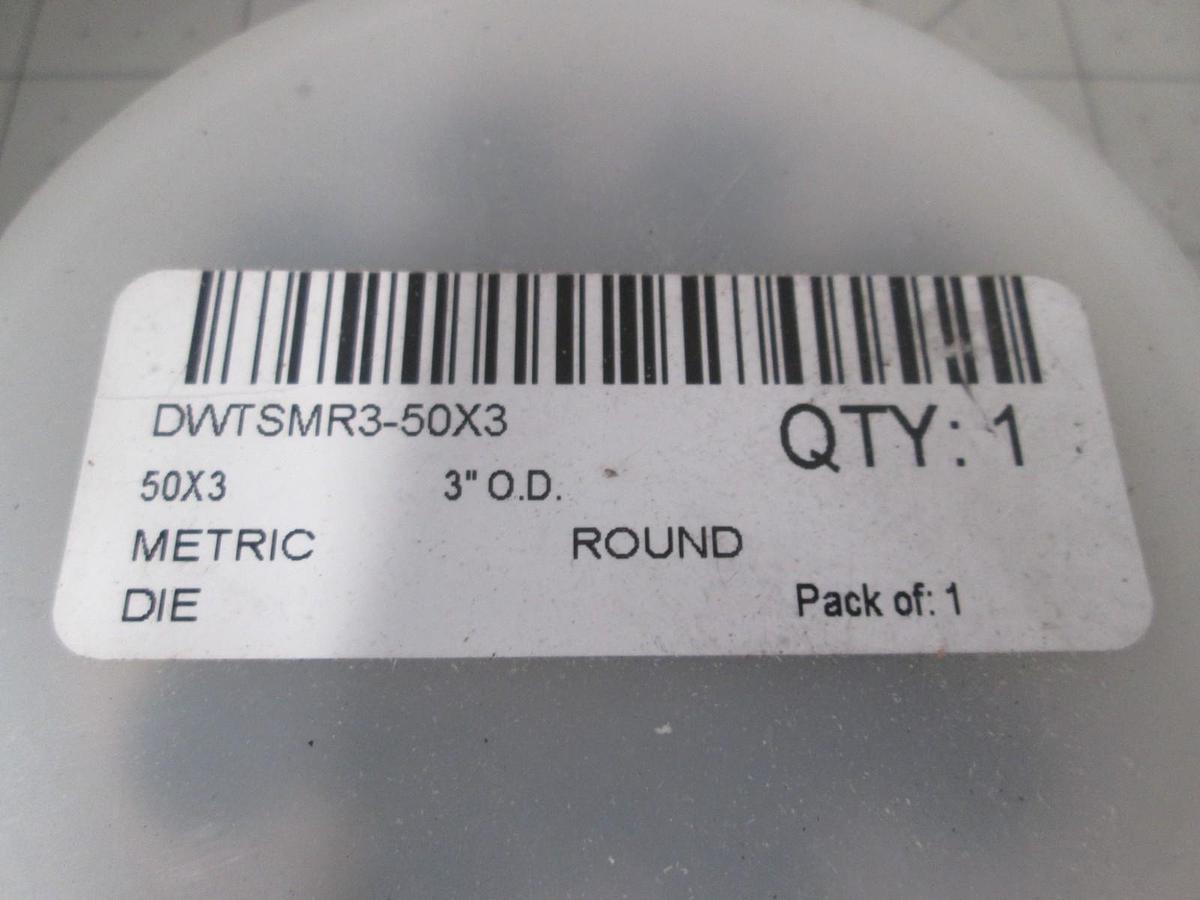 Used Drill America, DWTSMR3-50X3, 3" OD, Round Die, New