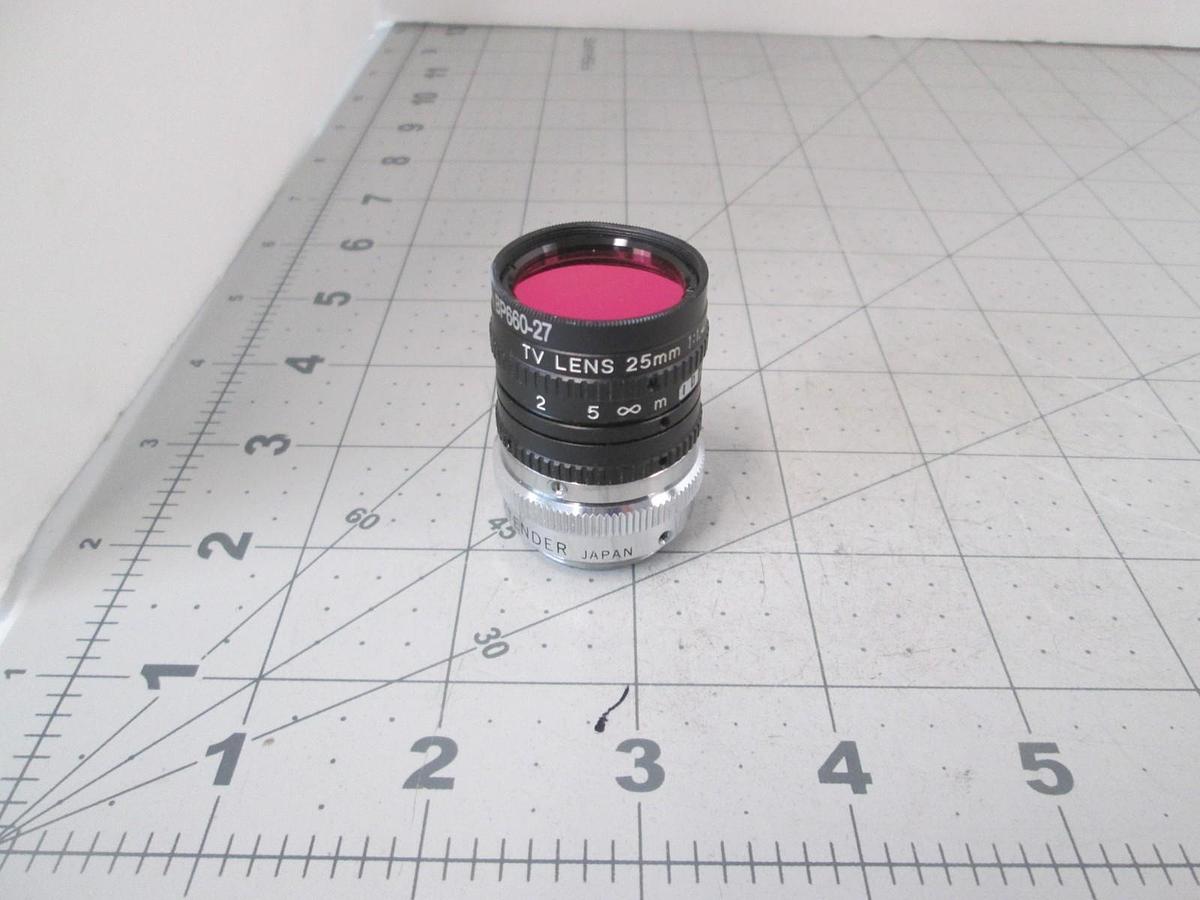 Used Midwest Optical, BP660-27, Band Pass Filter Dark Red w/ Extension, Used