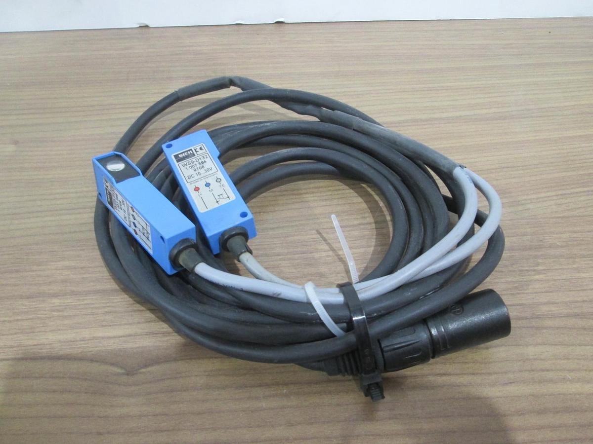 Used Sick, WS9-D132, Photoelectric Sensor, DC 10, 30V, Used Lot of 2