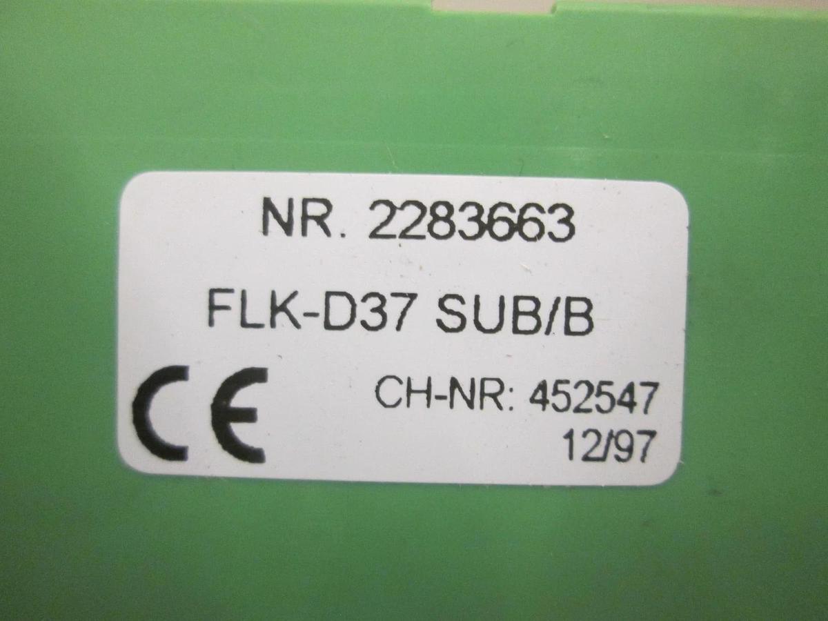 Phoenix Contact, Interface Module, FLK-D37 Sub/b, New, Lot of 3
