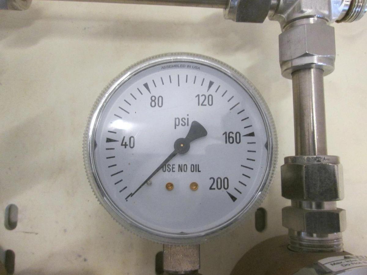 Used Custom Gas Regulator Assy for N2, Used