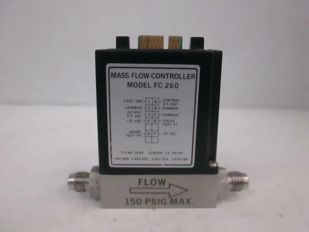 Used Tylan FC-260, Mass Flow Controller MFC, O2, 2 SLPM, Used