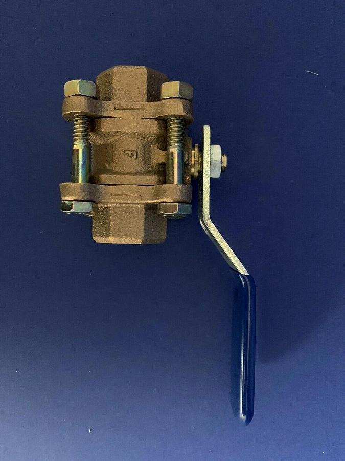 Used Nibco 1/2" Brass Threaded Ball Valve 600 WOG, Lot of 2