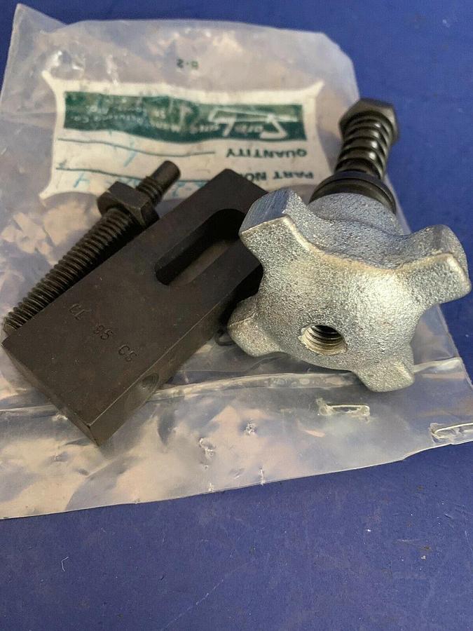 Used Carr Lane CL-2-DSA-4 Steel Heel Clamp Strap Assy, New