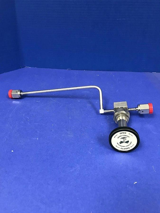 Used Nupro 6LV-BNBW4, Shutoff Valve Assembly, 1/4" FVCR, Used