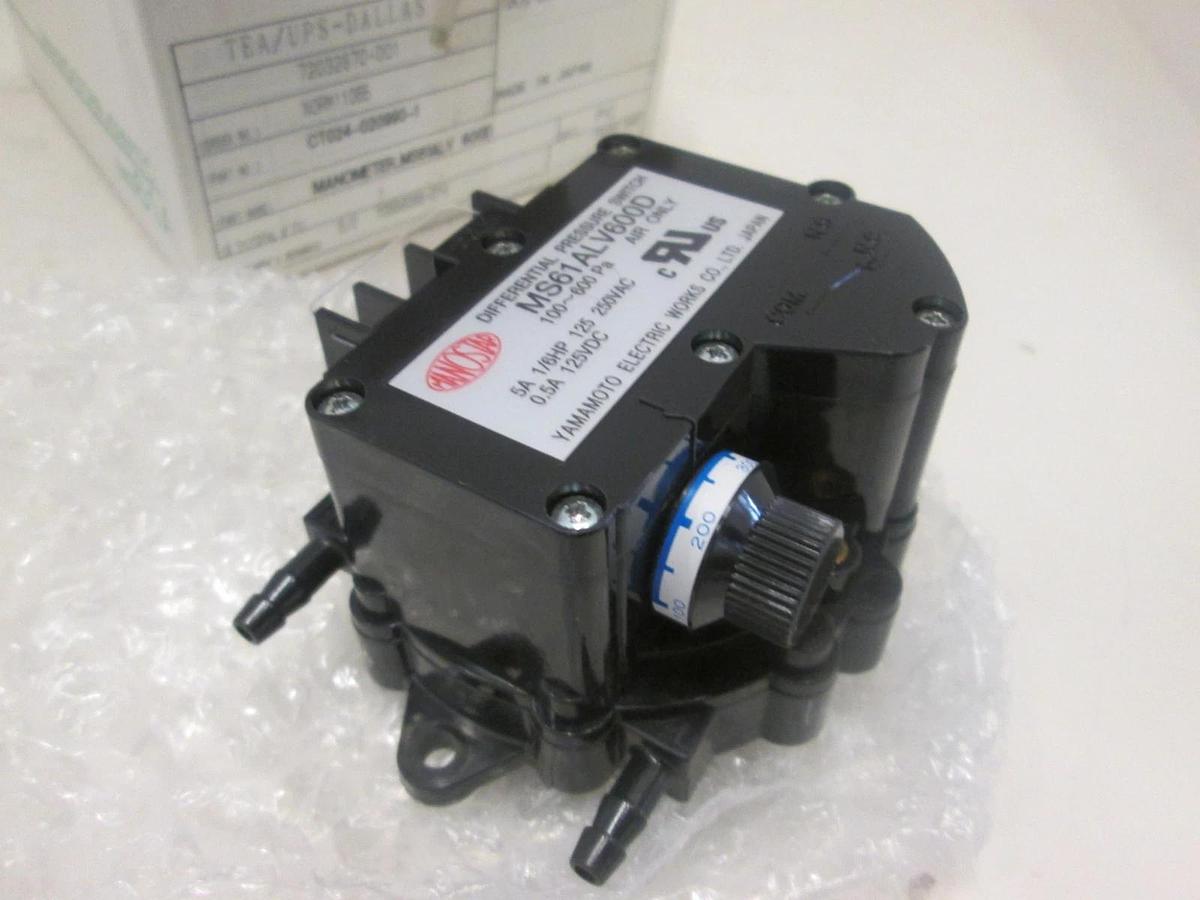 MANOSTAR, MS61ALV600D, MANOMETER MS6AALV 600D, New