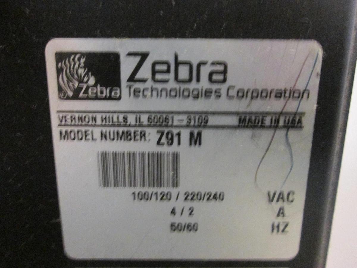 Used Zebra, Thermal Shipping Label Printer, Z91M, Used