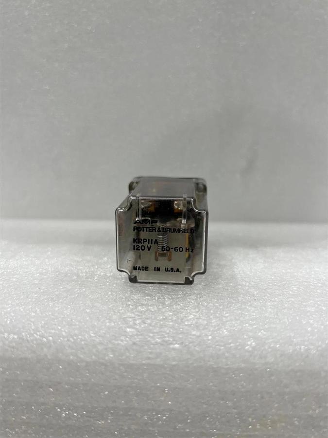 Used AMP, Potter & Brumfield, KRP11A, Relay, 120V, 50-60Hz, Used