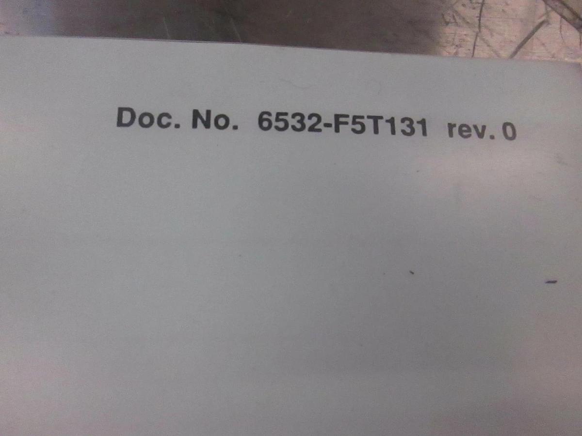 Used Ebara Multi-Stage Dry Vacuum Pump Manual, 6532-F5T131, Used