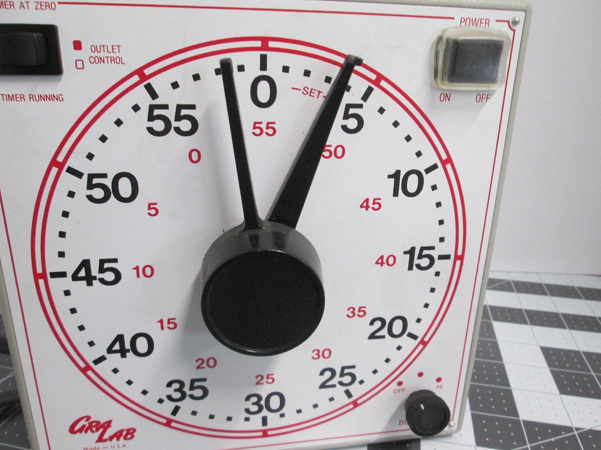 Used GraLab, Model 167, Universal Laboratory Timer 120V 1200W Dimco-gray Tested