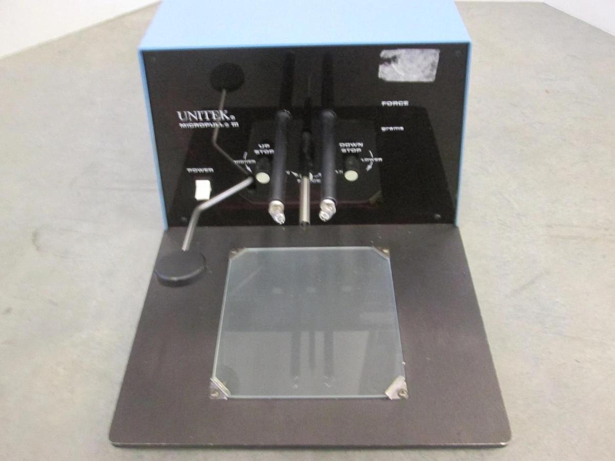 Used Unitek, Micropull III, 6-095-06, Wire Bond PullTester, 115V, 3/4A. 50-60Hz, Used