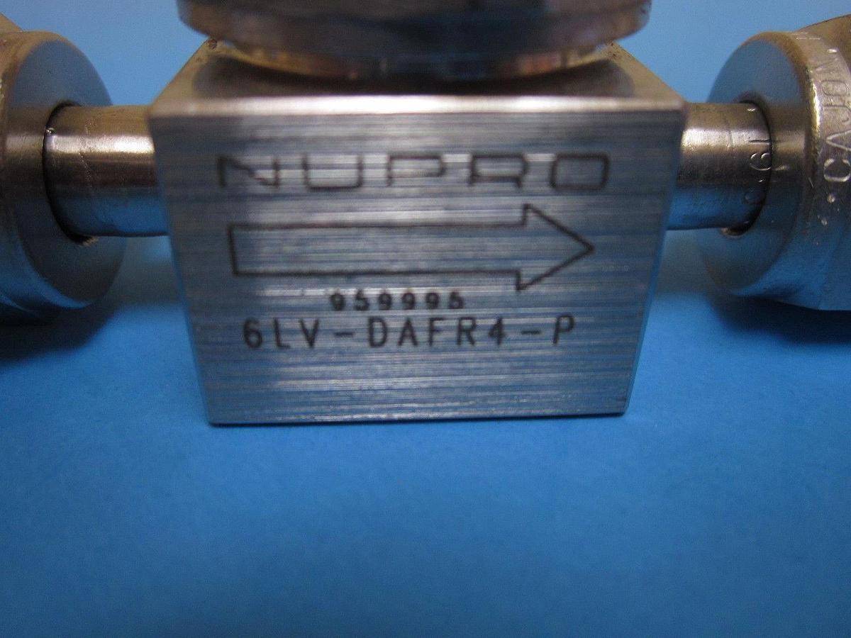 Used NUPRO Pneumatic Valve 6LV-DAFR4-P, Used