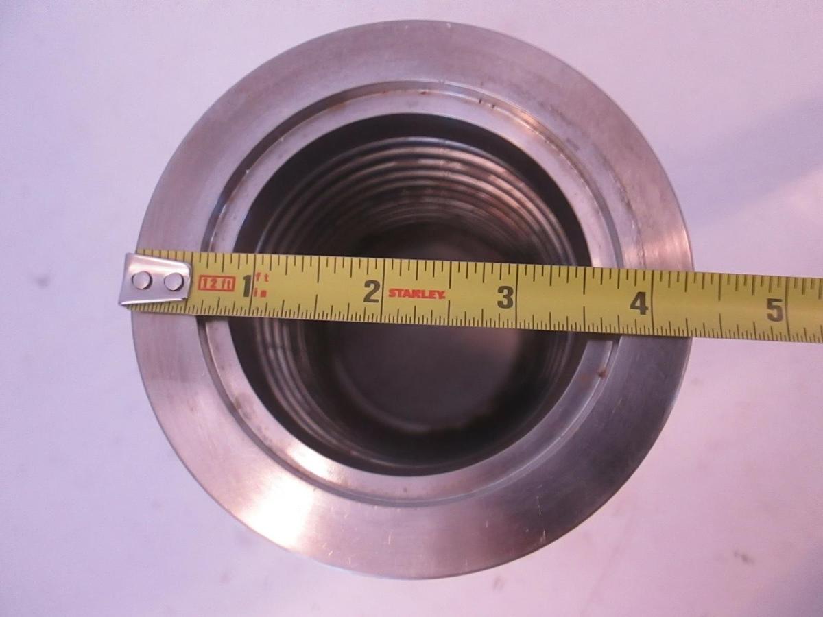 Used Stainless Steel Vacuum Pump Adapter, Used