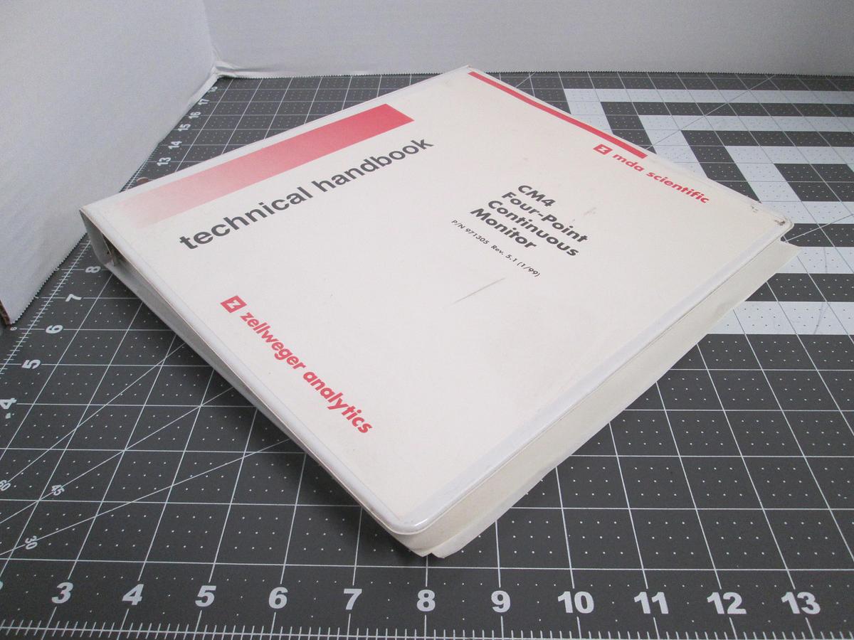 Used Zellweger Analytics, CM4 Four-Points Continuous Monitor Tech Manual 971305