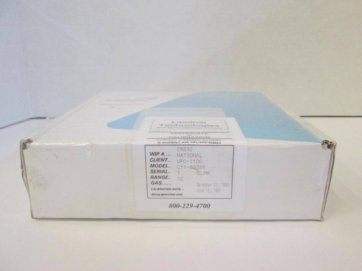 Used Unit UFC-1100 Mass Flow Controller MFC, O2, 1 SLPM, 1/4" Male