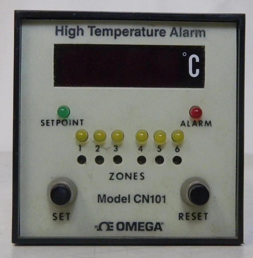 Used Omega CN101 High Temperture Alarm, Type R, 0-1650 C, Used