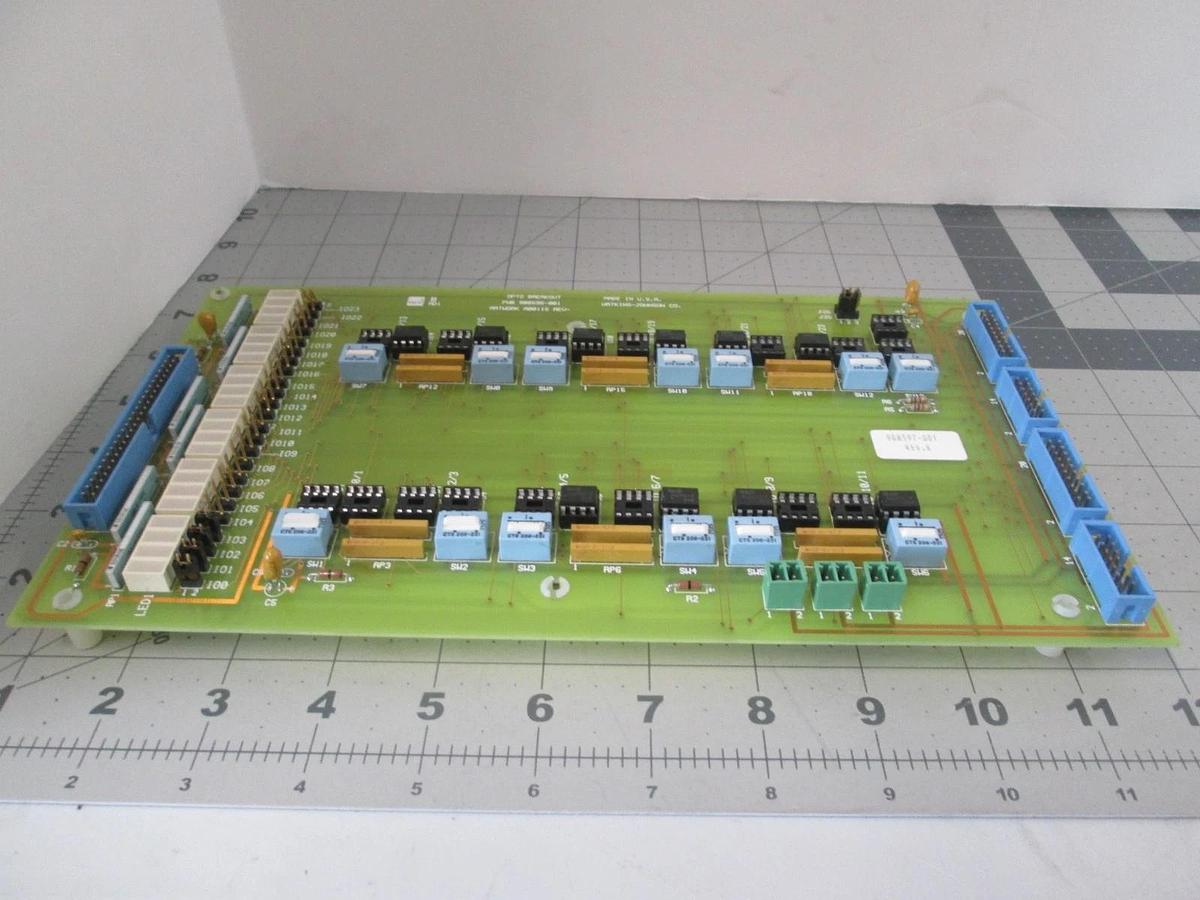 Watkins Johnson, 908597-001, Opto-Breakout Card 18-APL. New
