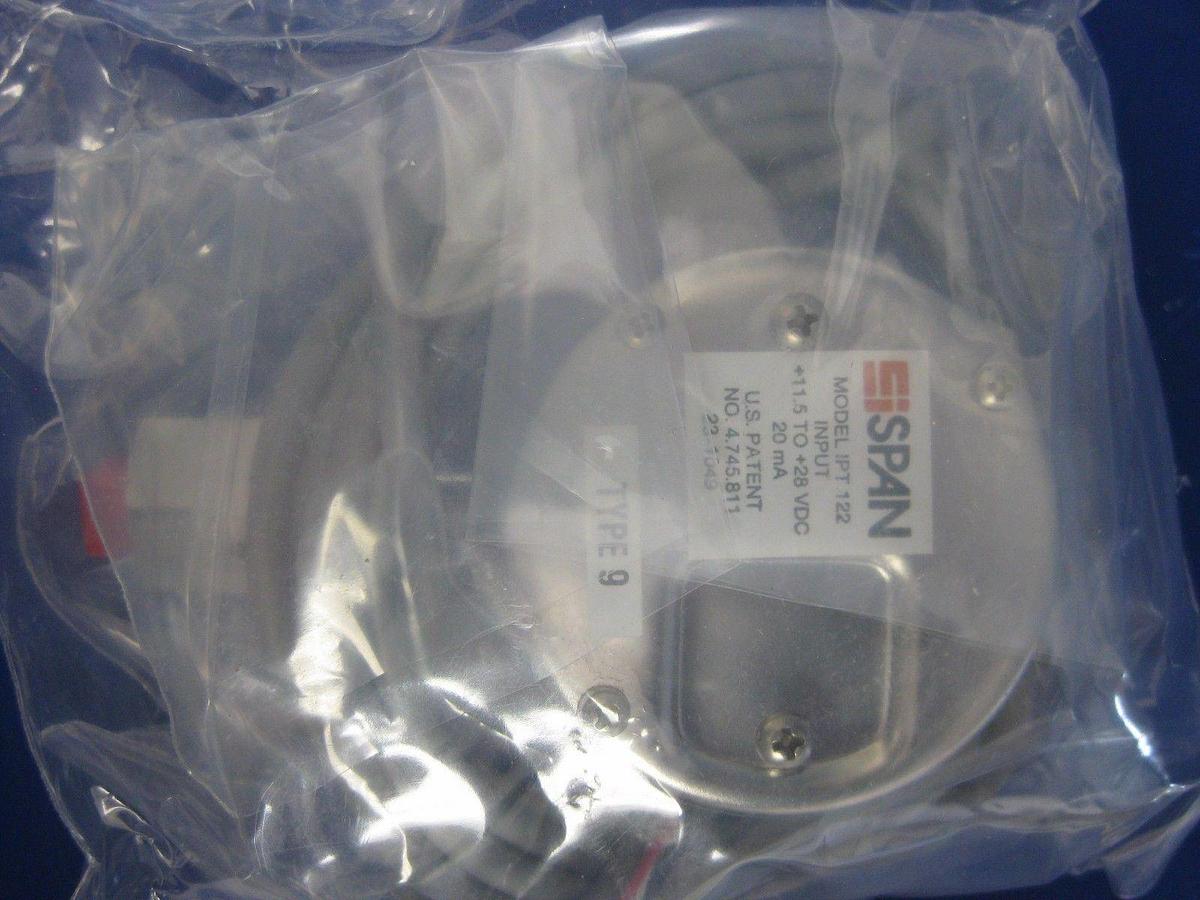 Used Span IPT122 Indicating Pressure Transmitter, Type 9, 0-600 PSI, Swivel FVCR, New