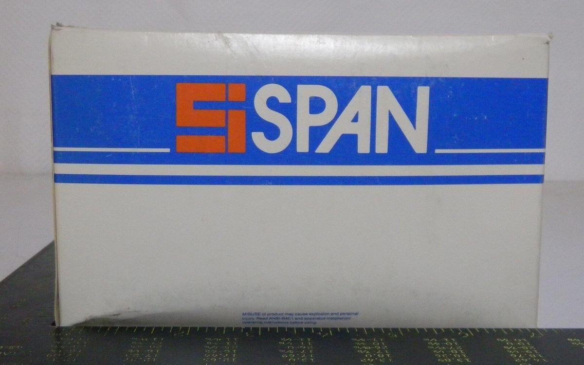 Used Span IPT122 Indicating Pressure Transmitter, Type 9, 0-1000 PSI, VCRSF, New